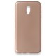  Samsung Galaxy C8 Kılıf First Silikon - Rose Gold