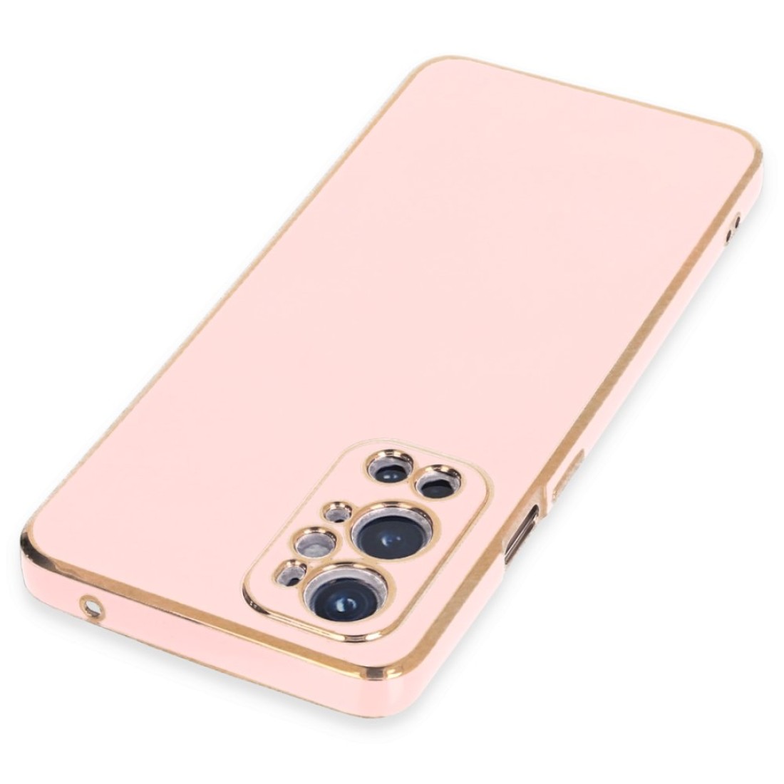  One Plus 9 Pro Kılıf Volet Silikon - Pembe