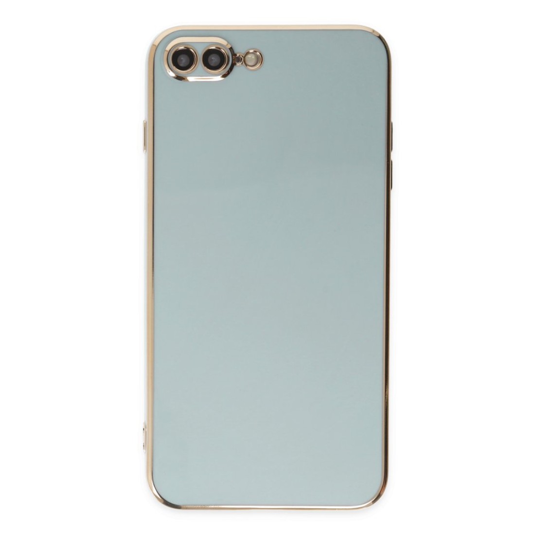 iPhone 7 Plus Kılıf Volet Silikon - Açık Yeşil iPhone 7 Plus Kılıf Volet Silikon - Açık Yeşil