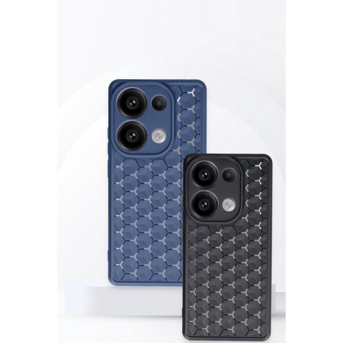  Xiaomi Poco M6 Pro 4G Kılıf Petek Silikon Kapak - Lila