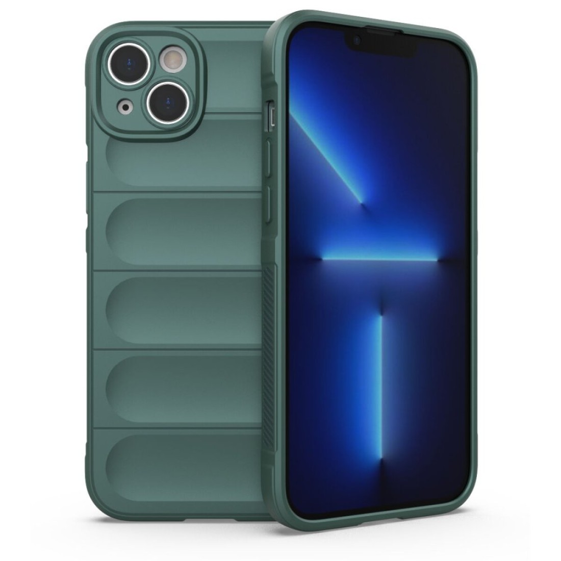  iPhone 15 Kılıf Optimum Silikon - Koyu Yeşil