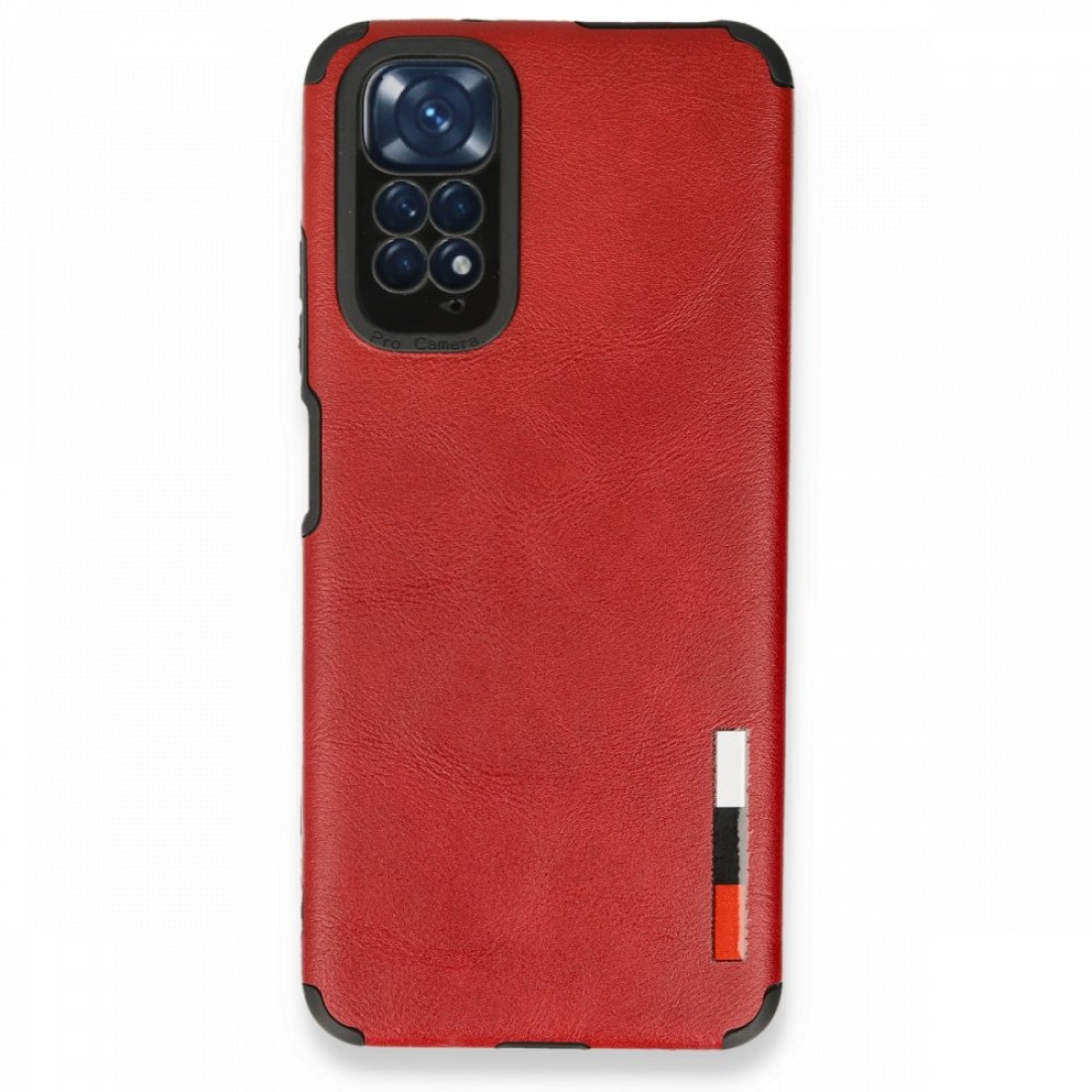  Xiaomi Redmi Note 11 Kılıf Loop Deri Silikon - Kırmızı