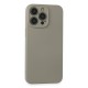 iPhone 15 Pro Max Kılıf Nano içi Kadife Silikon - Beyaz Titanyum iPhone 15 Pro Max Kılıf Nano içi Kadife Silikon - Beyaz Titanyum