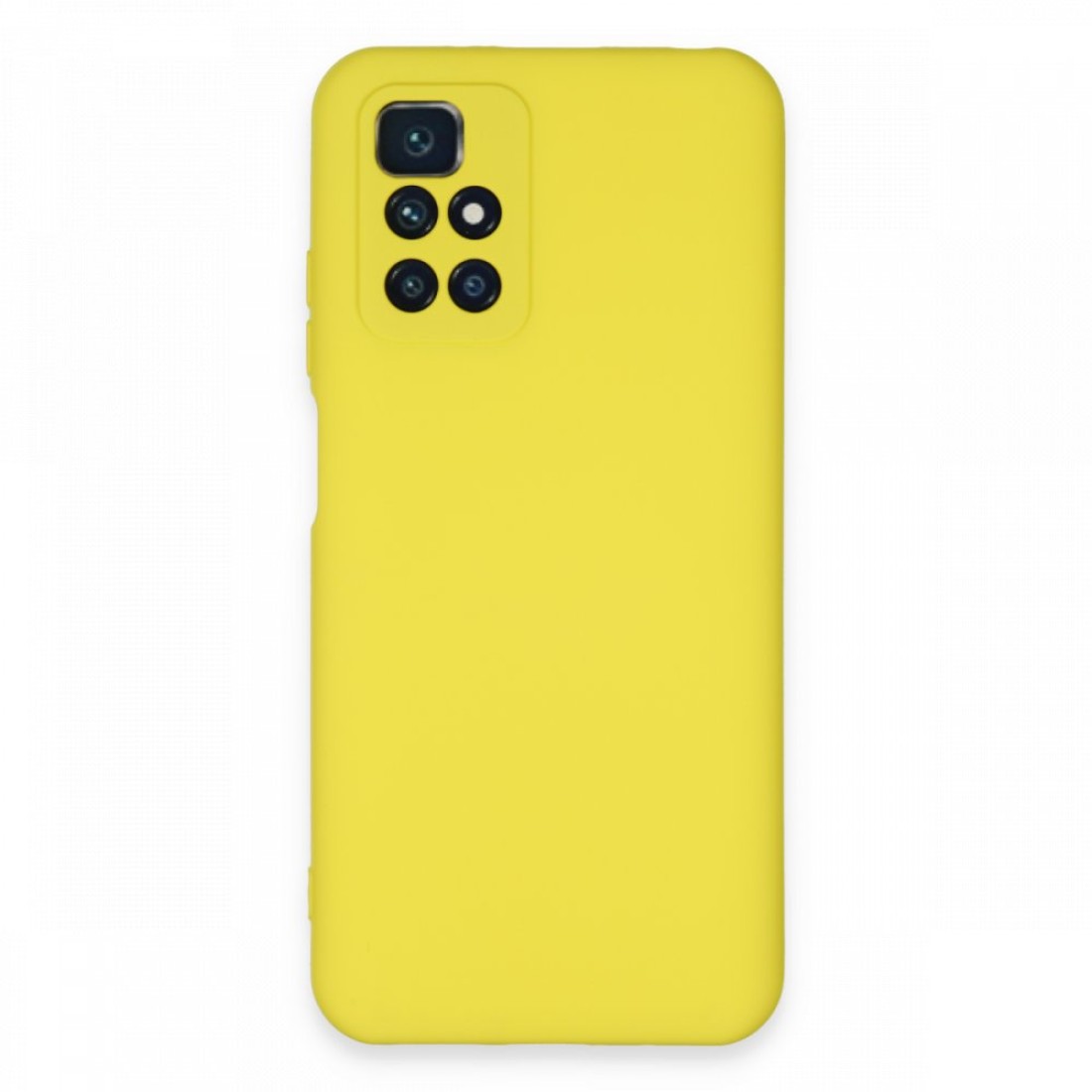  Xiaomi Redmi Note 11 4G Kılıf Nano içi Kadife Silikon - Sarı