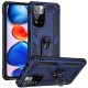  Xiaomi Redmi Note 11 Pro Plus 5G Kılıf Sofya Yüzüklü Silikon Kapak - Lacivert