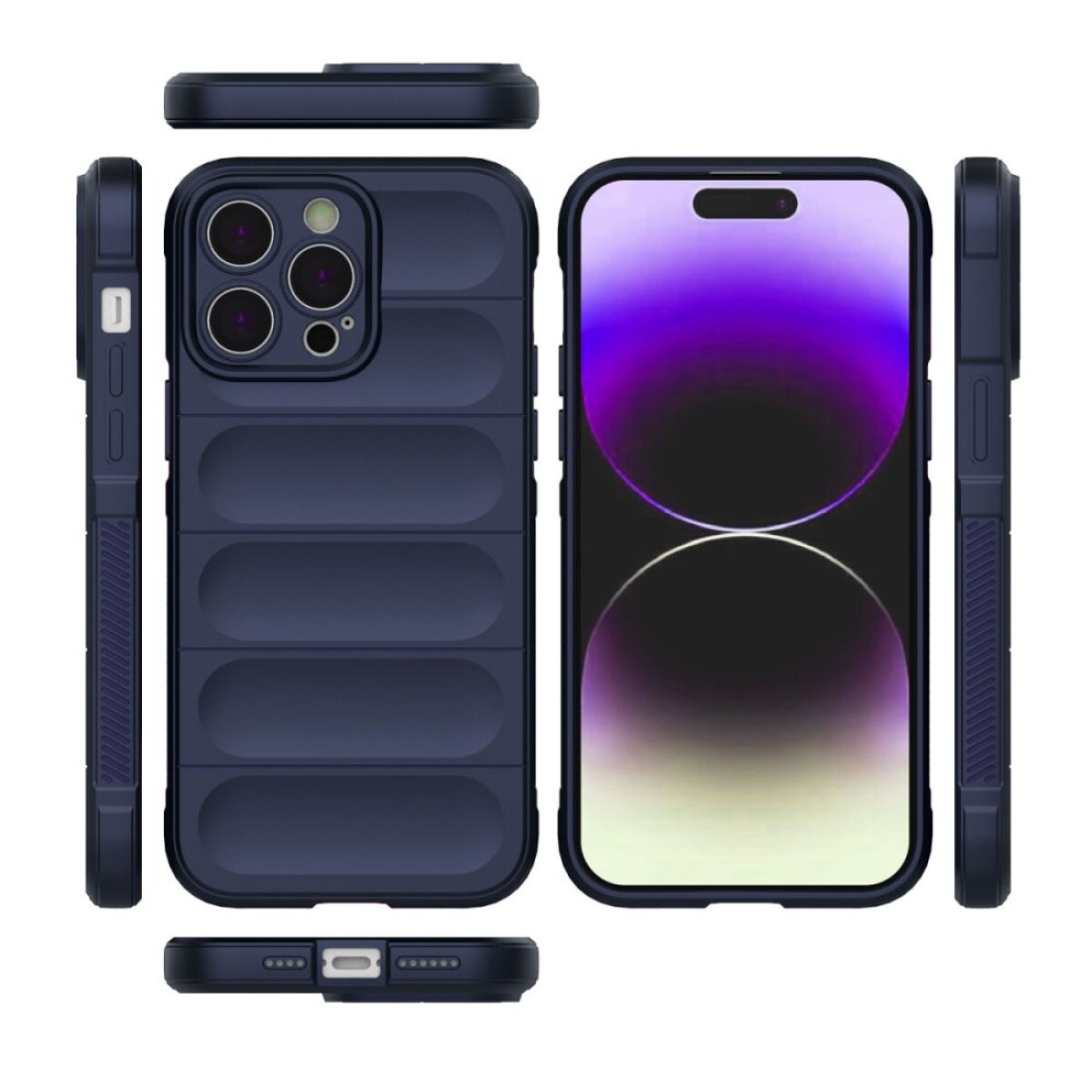  iPhone 15 Pro Max Kılıf Optimum Silikon - Lacivert