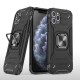  iPhone 11 Pro Kılıf Zegna Yüzüklü Silikon Kapak - Siyah