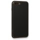  iPhone 7 Plus Kılıf Coco Deri Silikon Kapak - Siyah