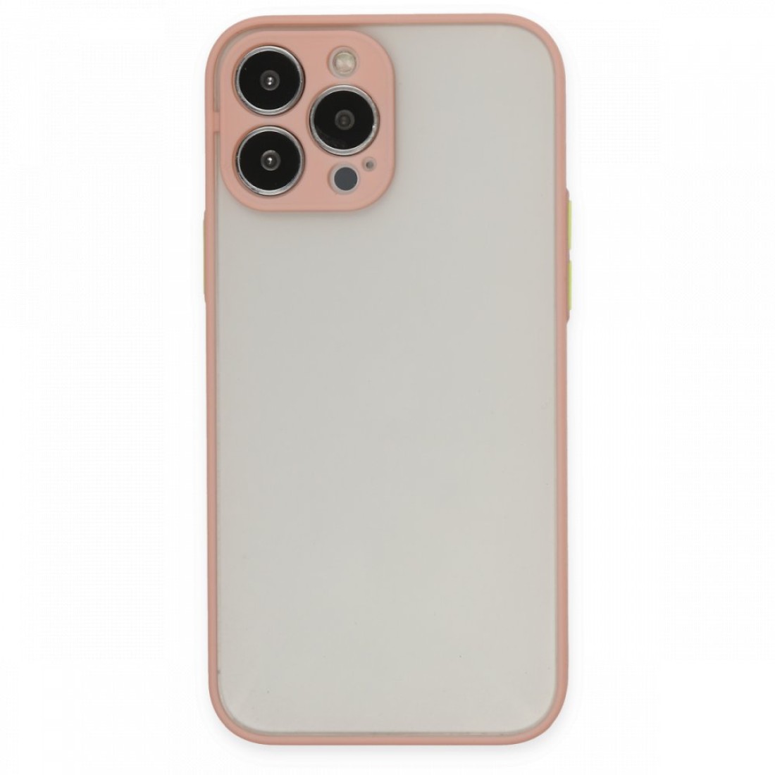  iPhone 14 Pro Kılıf Montreal Silikon Kapak - Pembe
