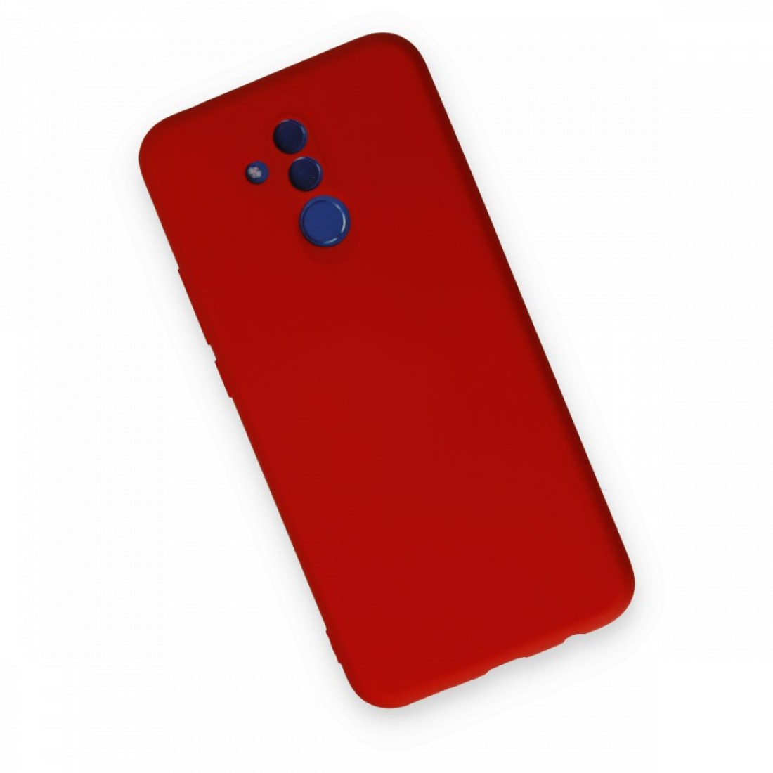  Huawei Mate 20 Lite Kılıf Nano içi Kadife Silikon - Kırmızı