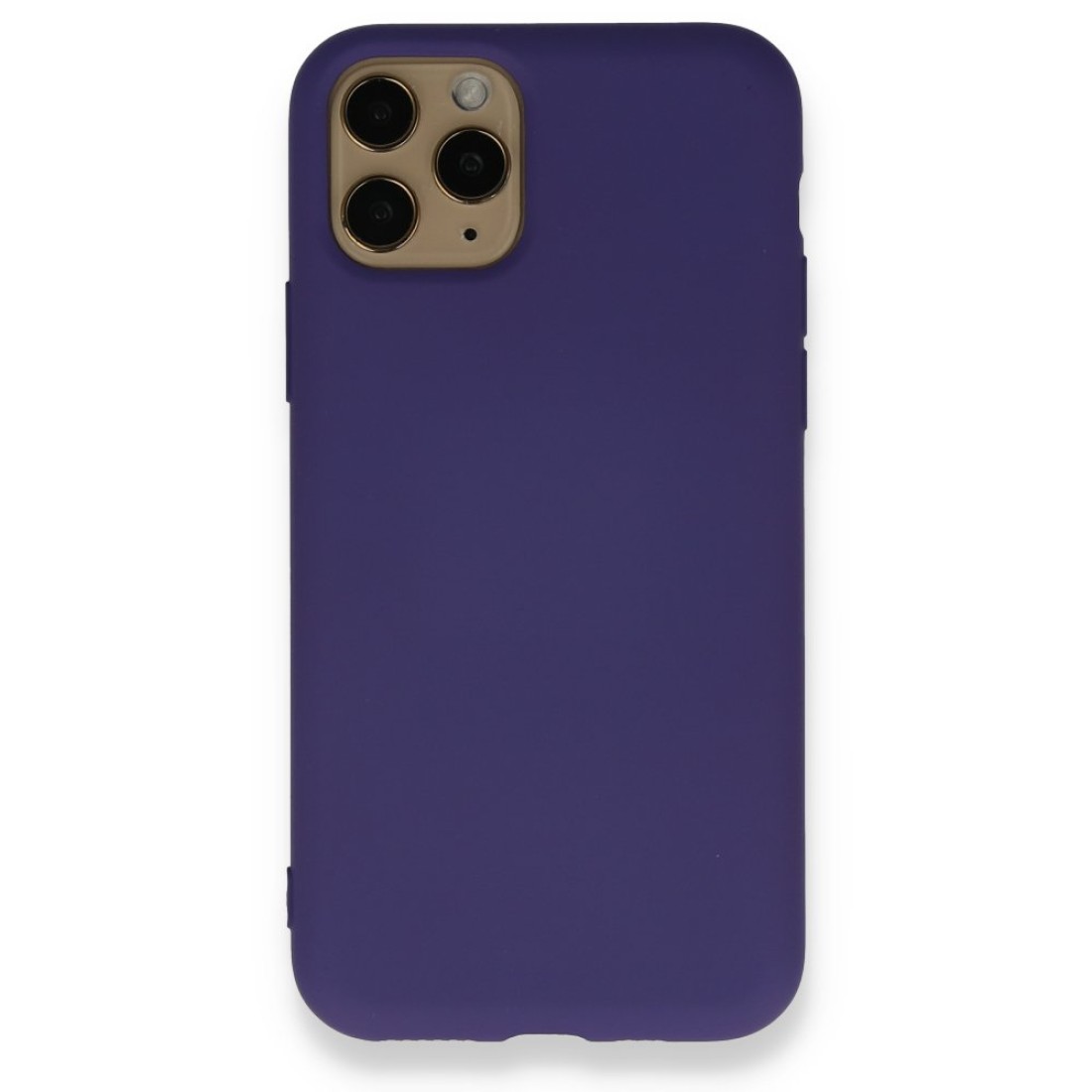  iPhone 11 Pro Kılıf Nano içi Kadife Silikon - Mor