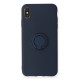 iPhone XS Max Kılıf Viktor Yüzüklü Silikon - Lacivert iPhone XS Max Kılıf Viktor Yüzüklü Silikon - Lacivert