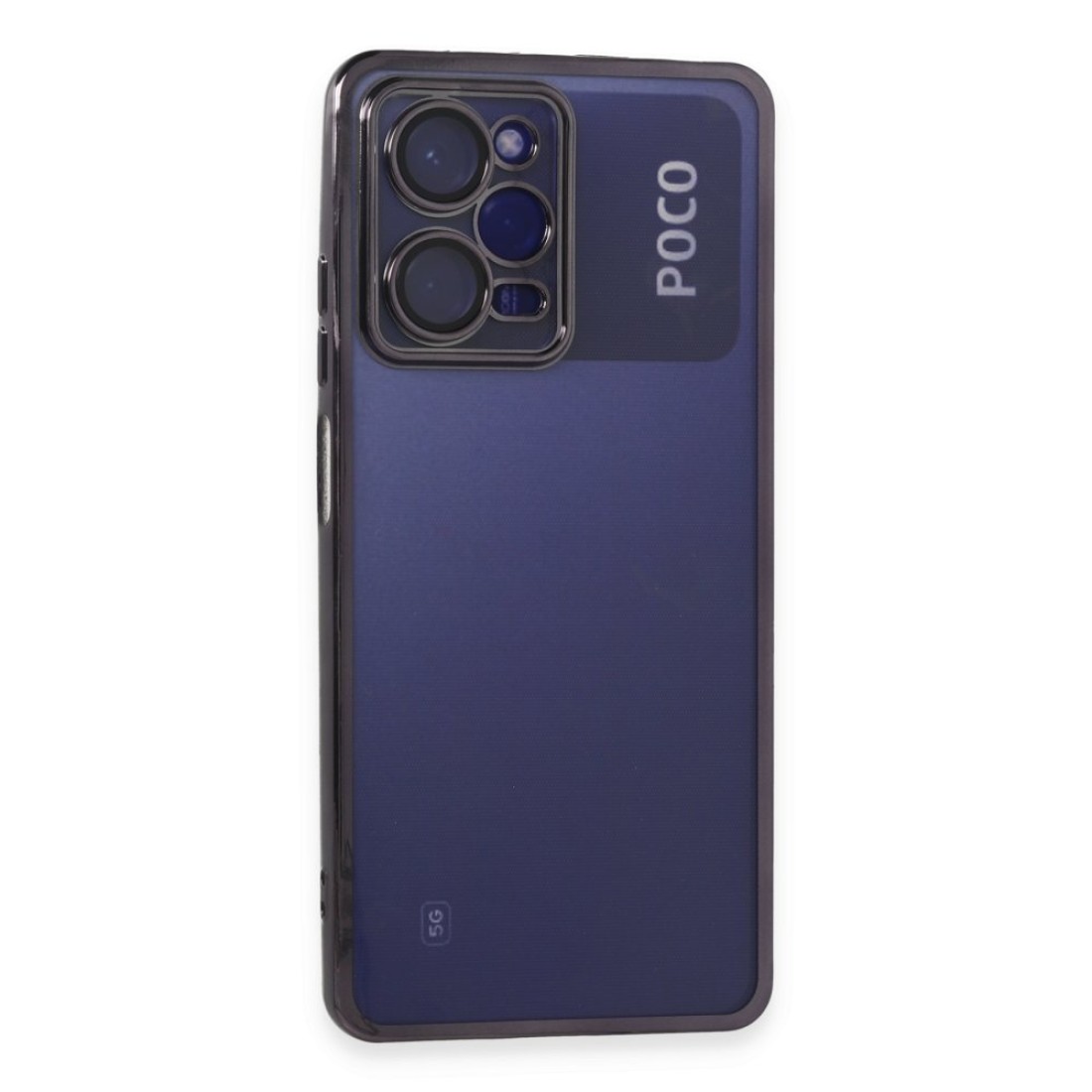  Xiaomi Poco X5 Pro 5G Kılıf Razer Lensli Silikon - Mor