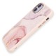 iPhone 12 Kılıf Moda Simli Kapak - Rose iPhone 12 Kılıf Moda Simli Kapak - Rose