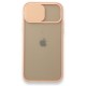  iPhone 11 Pro Kılıf Palm Buzlu Kamera Sürgülü Silikon - Pembe
