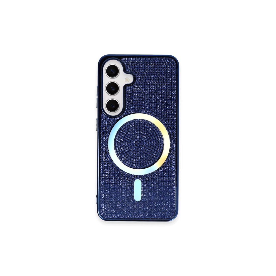  Samsung Galaxy S24 Kılıf Diamond Magsafe Kapak - Lacivert