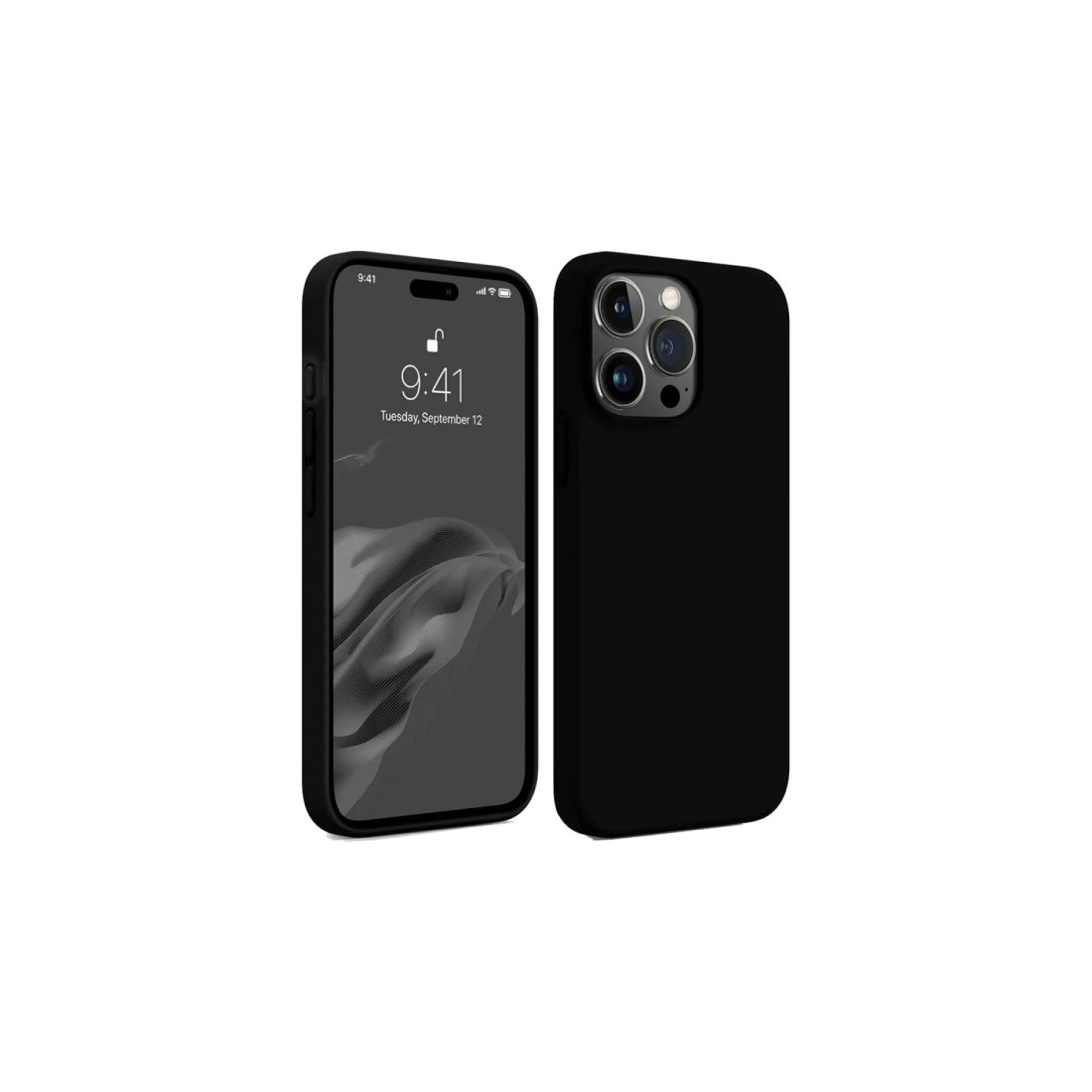 iPhone 15 Pro Max Kılıf First Silikon - Siyah iPhone 15 Pro Max Kılıf First Silikon - Siyah