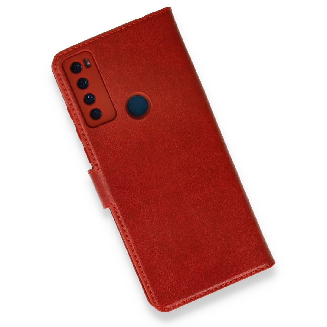  TCL 20 SE Kılıf Trend S Plus Kapaklı Kılıf - Kırmızı
