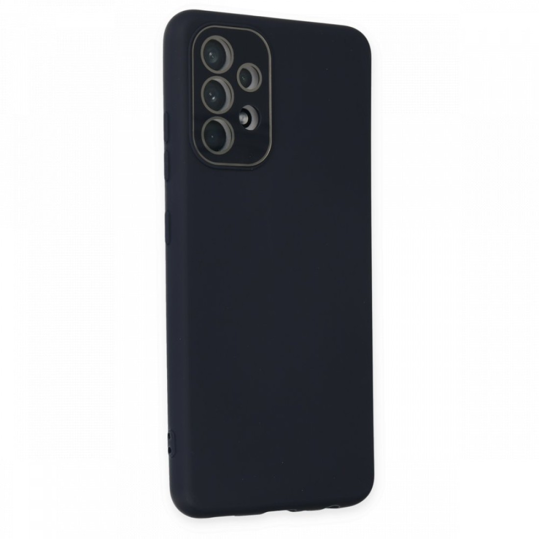  Samsung Galaxy A73 5G Kılıf Lansman Glass Kapak - Lacivert