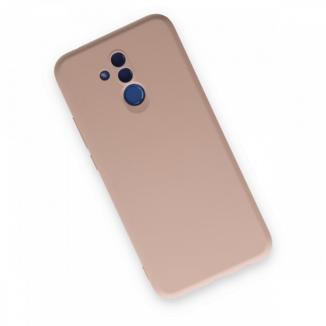  Huawei Mate 20 Lite Kılıf Nano içi Kadife Silikon - Pudra