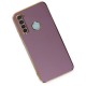  Xiaomi Redmi Note 8 Kılıf Volet Silikon - Mor