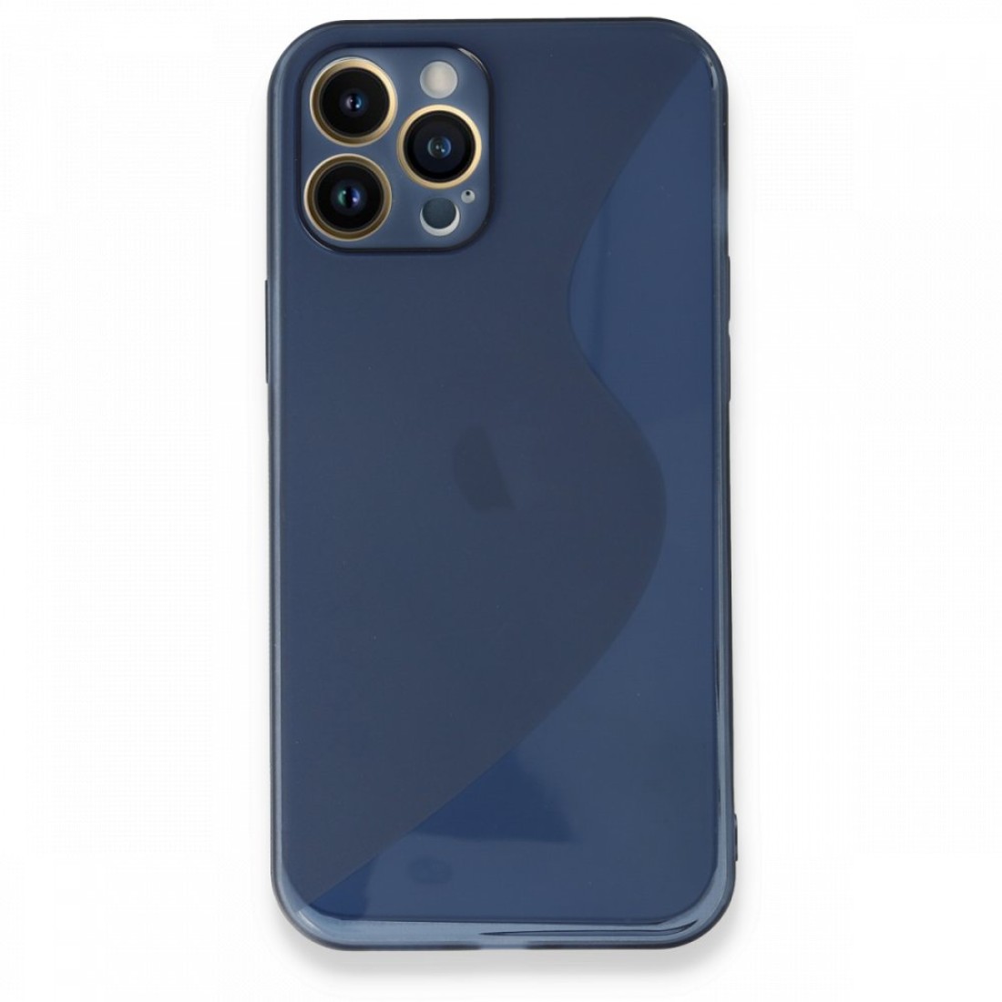  iPhone 13 Pro Max Kılıf S Silikon - Mavi