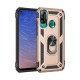  Huawei P40 Lite E Kılıf Sofya Yüzüklü Silikon Kapak - Gold