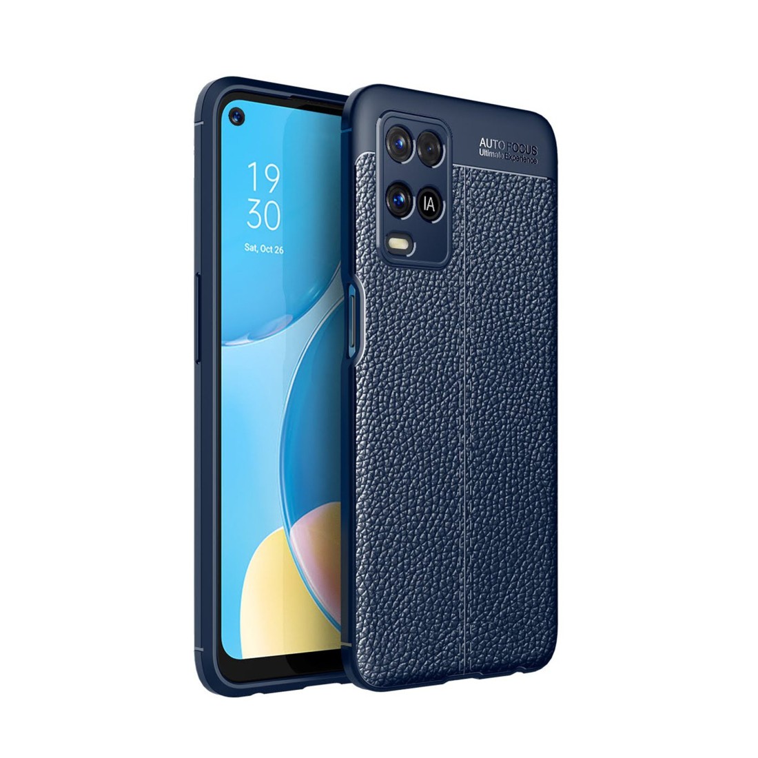  Oppo A54 4G Kılıf Auto Focus Kapak - Lacivert