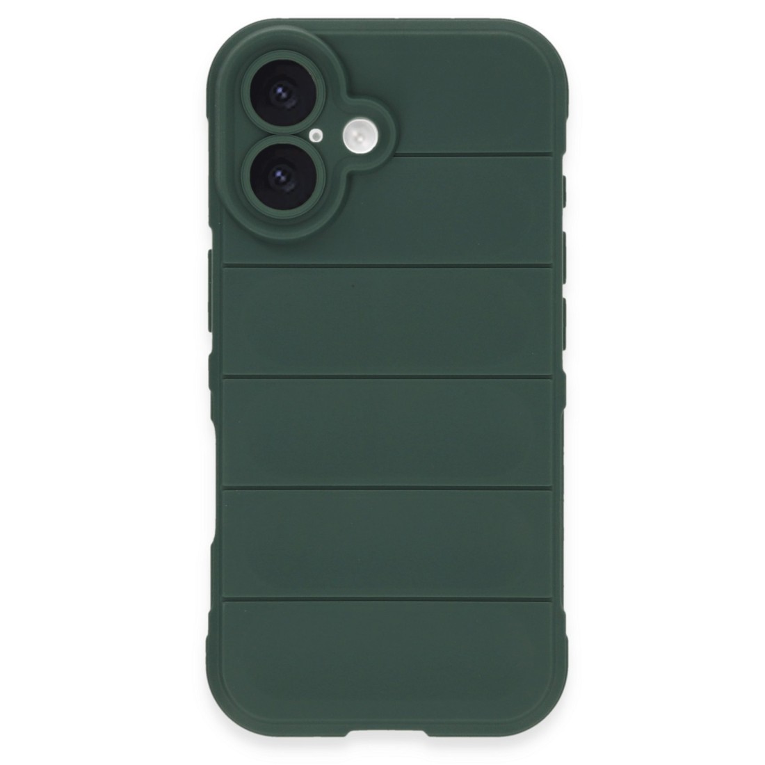 iPhone 16 Plus Kılıf Optimum Silikon - Koyu Yeşil iPhone 16 Plus Kılıf Optimum Silikon - Koyu Yeşil