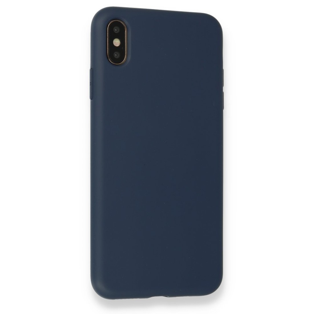iPhone XS Max Kılıf Nano içi Kadife Silikon - Lacivert iPhone XS Max Kılıf Nano içi Kadife Silikon - Lacivert