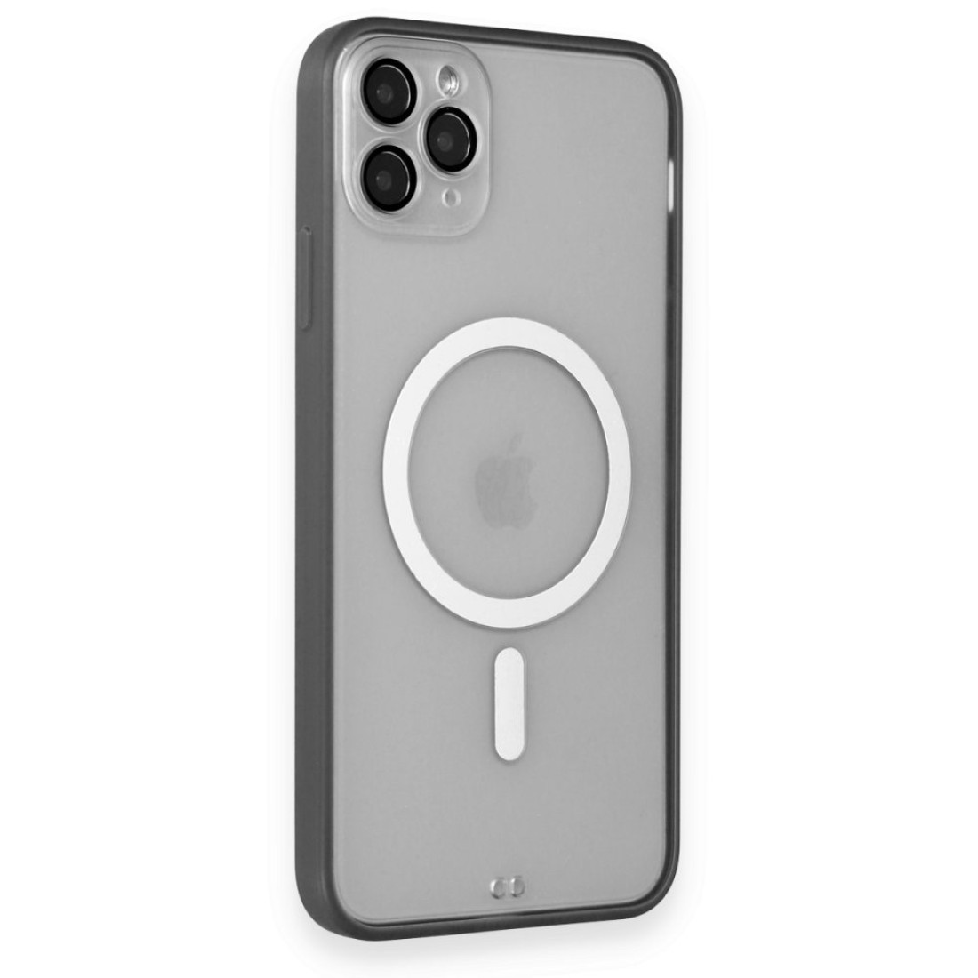  iPhone 11 Pro Kılıf Grand Magneticsafe Kapak - Siyah