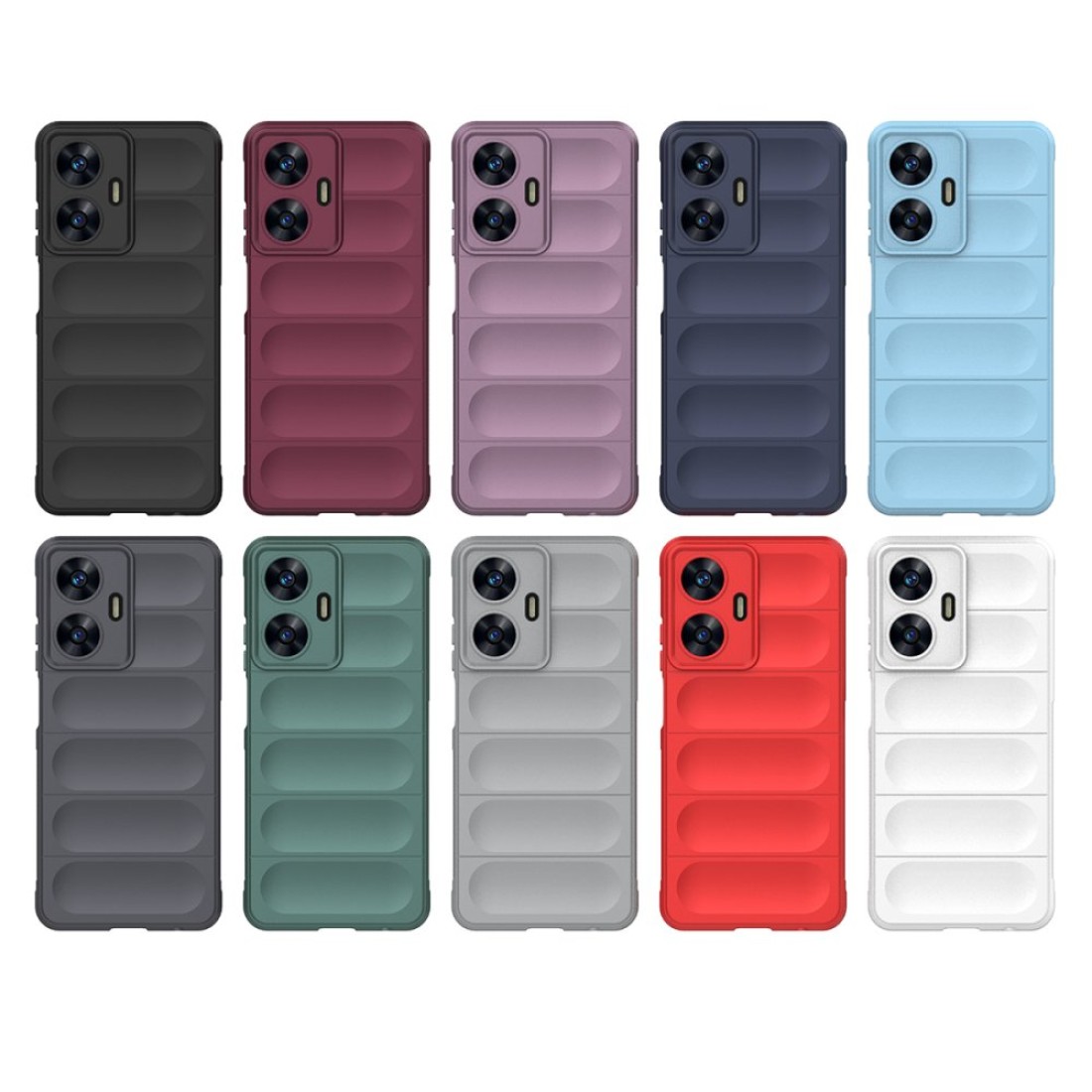  Realme C55 Kılıf Optimum Silikon - Sky Blue