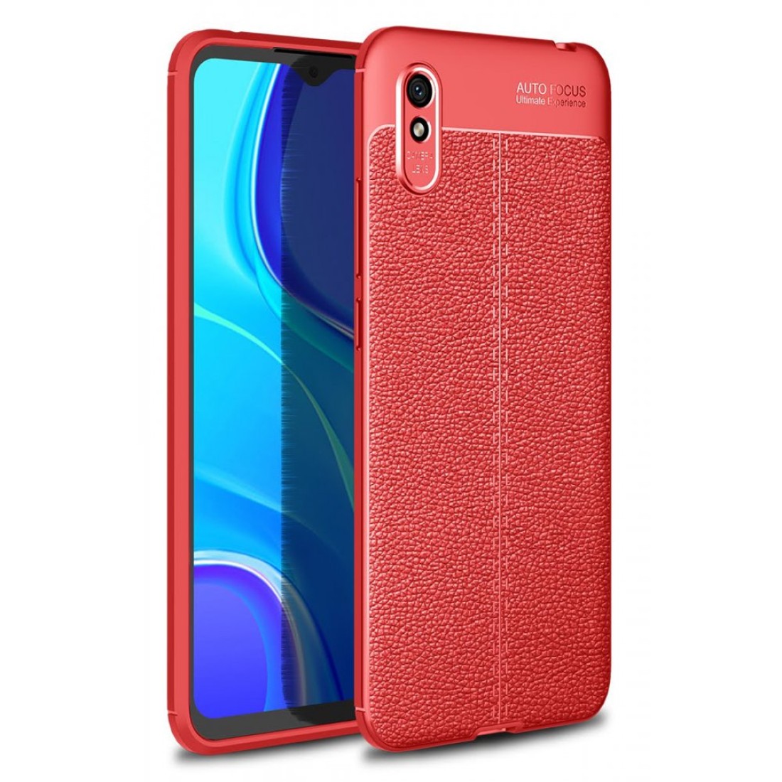  Xiaomi Redmi 9A Kılıf Auto Focus Kapak - Kırmızı