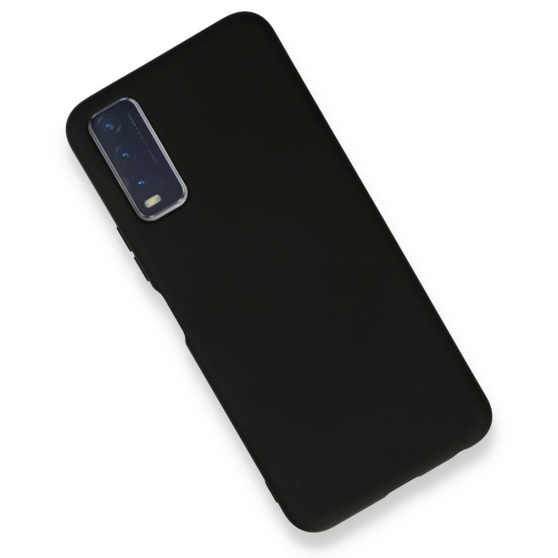 Vivo Y11S Kılıf Nano içi Kadife Silikon - Siyah Vivo Y11S Kılıf Nano içi Kadife Silikon - Siyah