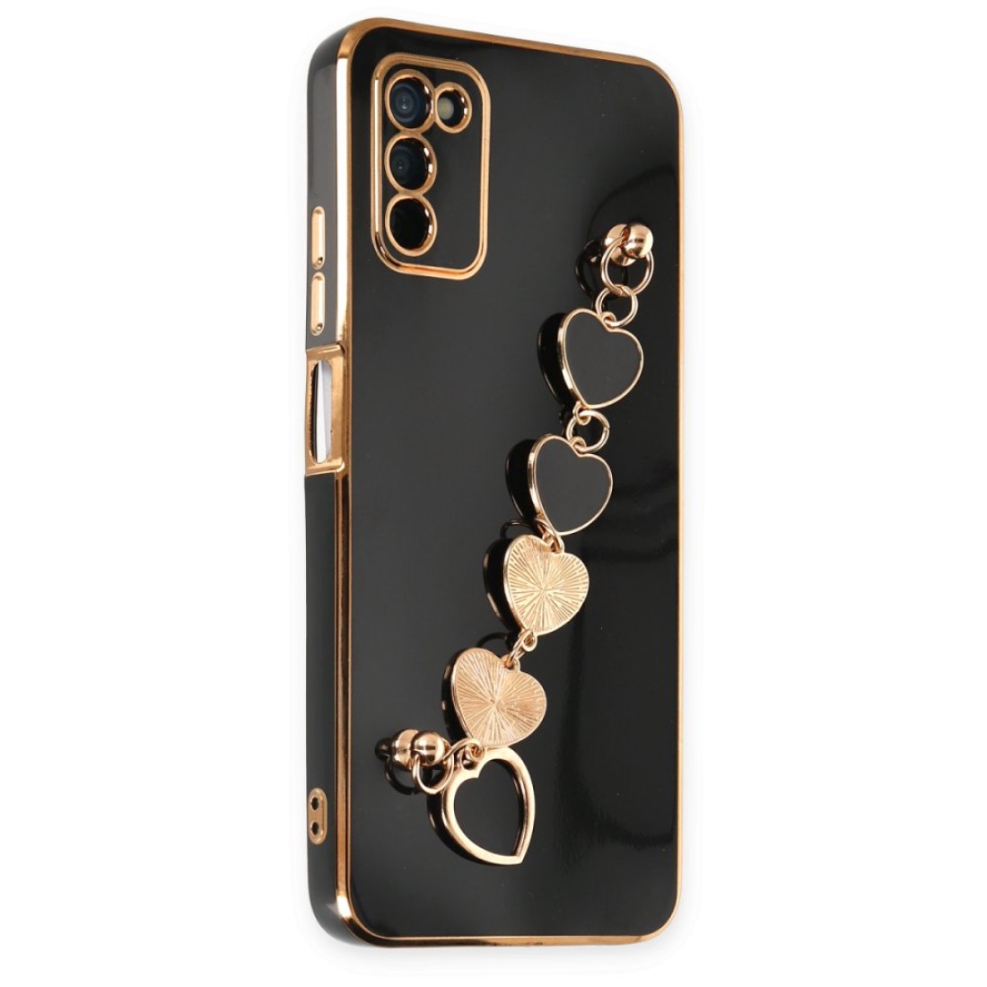  Samsung Galaxy A03S Kılıf Esila Silikon - Siyah