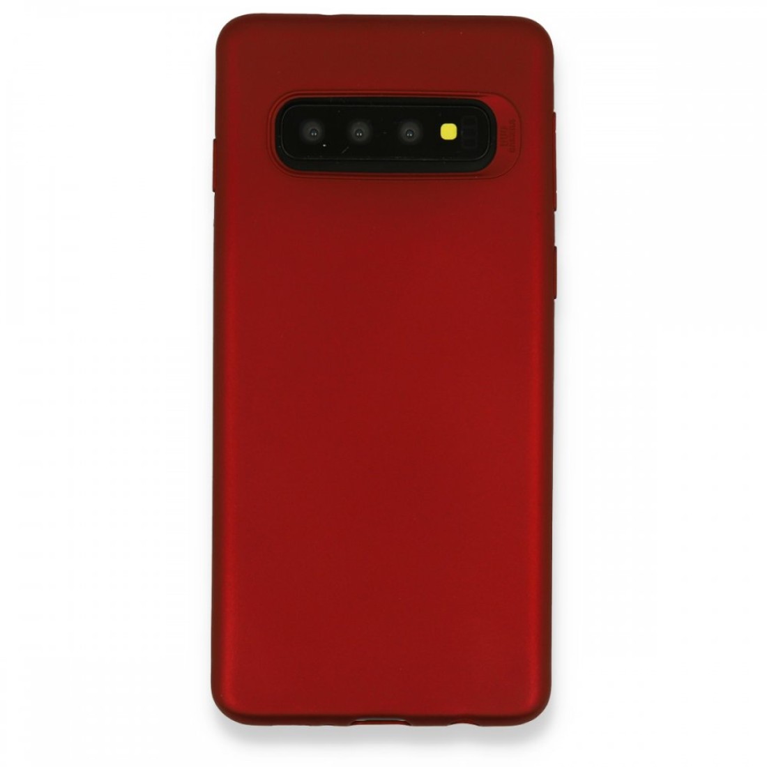  Samsung Galaxy S10 Plus Kılıf First Silikon - Bordo