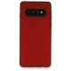 Samsung Galaxy S10 Plus Kılıf First Silikon - Bordo Samsung Galaxy S10 Plus Kılıf First Silikon - Bordo