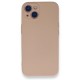  iPhone 13 Mini Kılıf Nano içi Kadife Silikon - Pudra