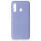  Samsung Galaxy A60 Kılıf Nano içi Kadife Silikon - Lila