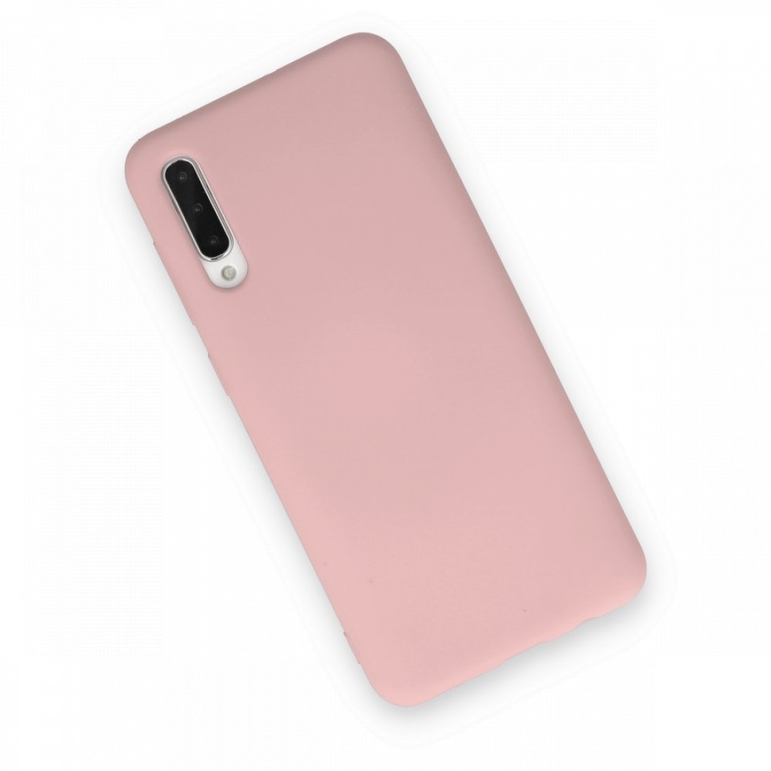  Samsung Galaxy A50 Kılıf Nano içi Kadife Silikon - Pudra