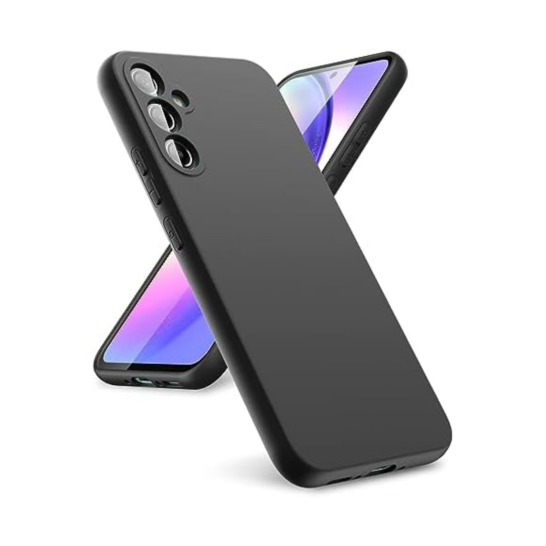  Samsung Galaxy A24 4G Kılıf First Silikon - Siyah