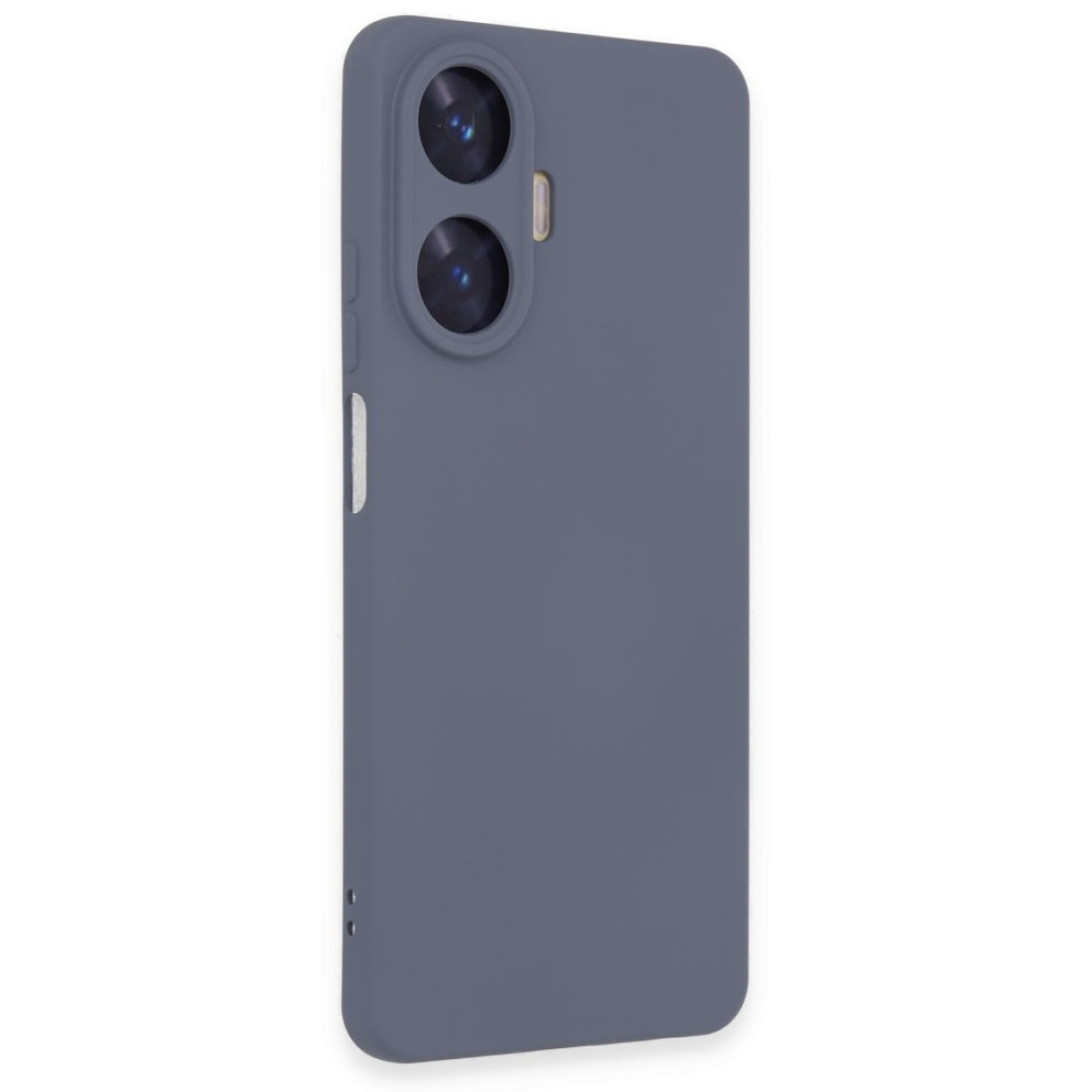  Realme C55 Kılıf Nano içi Kadife Silikon - Gri