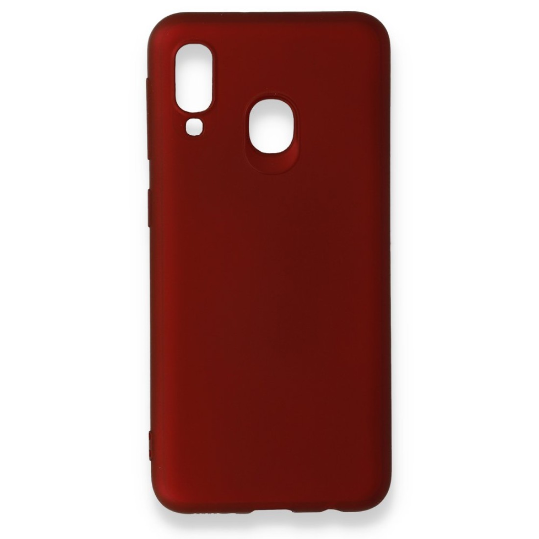  Samsung Galaxy A20E Kılıf First Silikon - Bordo