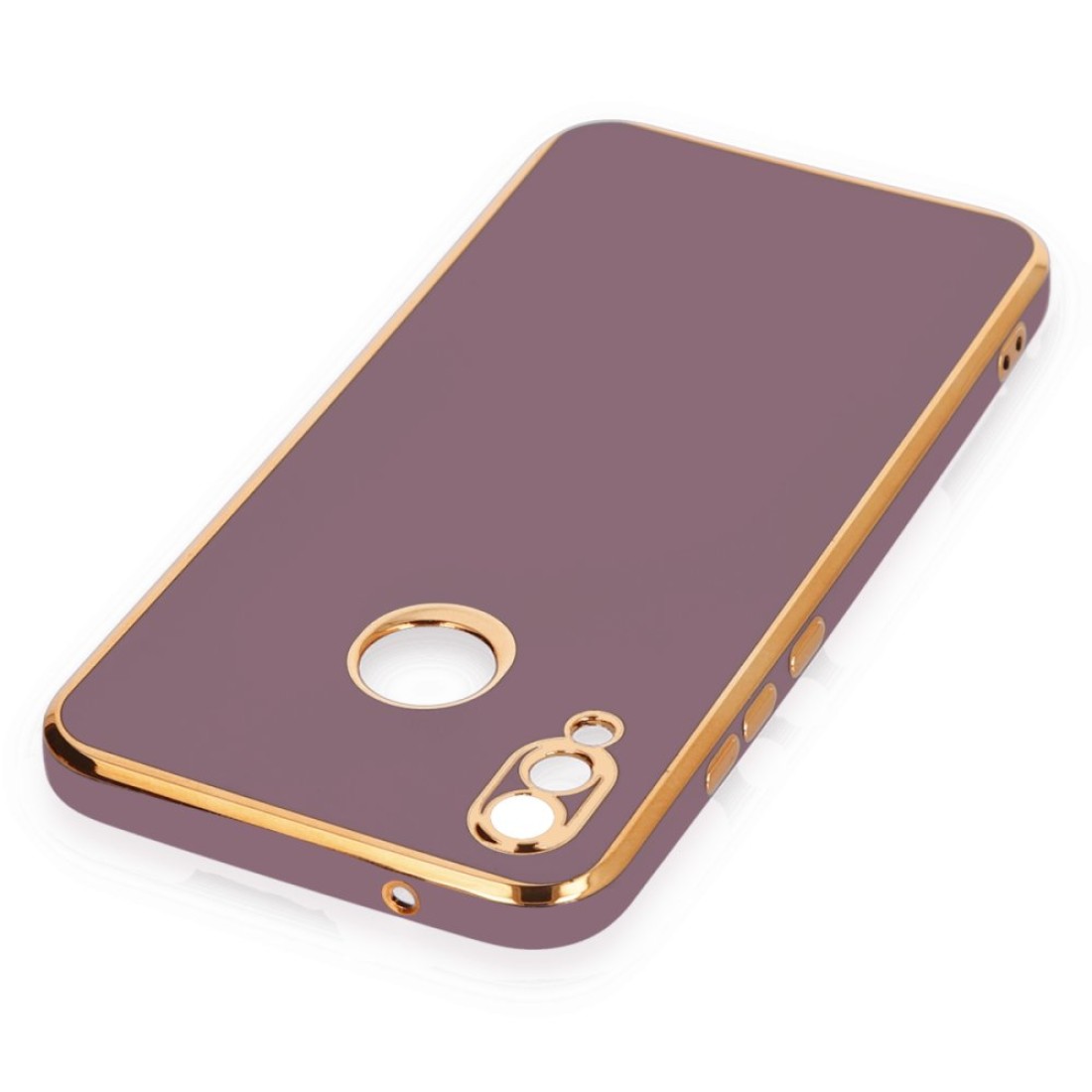  Huawei P20 Lite Kılıf Volet Silikon - Mor