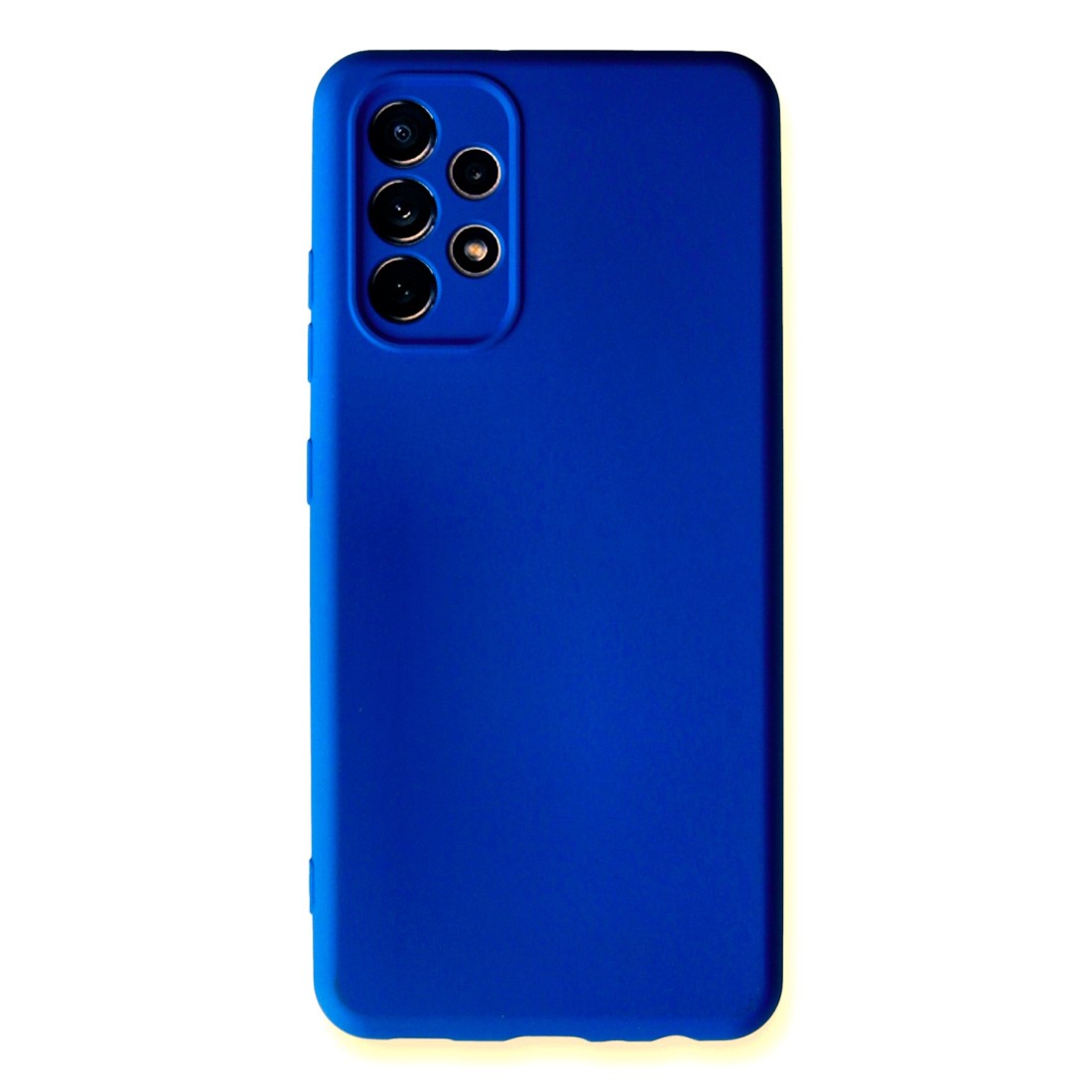 Samsung Galaxy A52S Kılıf Nano içi Kadife Silikon - Lacivert