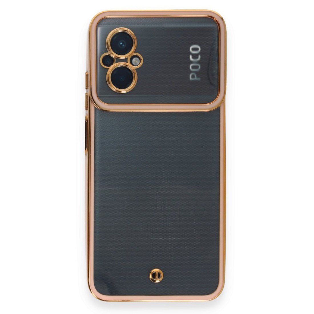  Xiaomi Poco M5 Kılıf Liva Lens Silikon - Rose