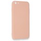 iPhone 6 Plus Kılıf Nano içi Kadife Silikon - Pudra iPhone 6 Plus Kılıf Nano içi Kadife Silikon - Pudra