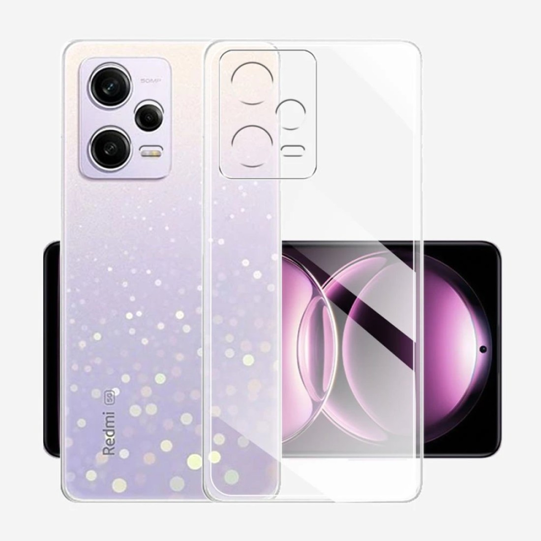  Xiaomi Redmi Note 12 Pro 5G Kılıf Lüx Şeffaf Silikon