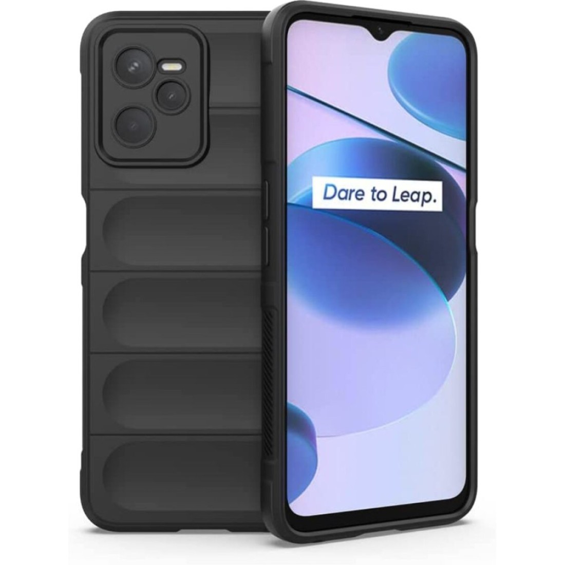  Realme C35 Kılıf Optimum Silikon - Siyah