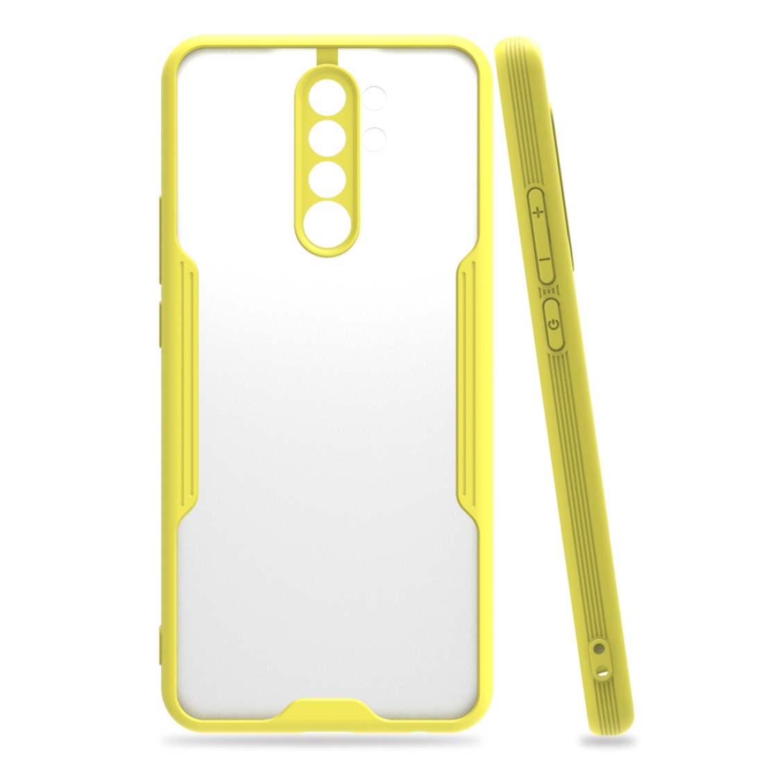  Xiaomi Redmi Note 8 Pro Kılıf Platin Silikon - Sarı